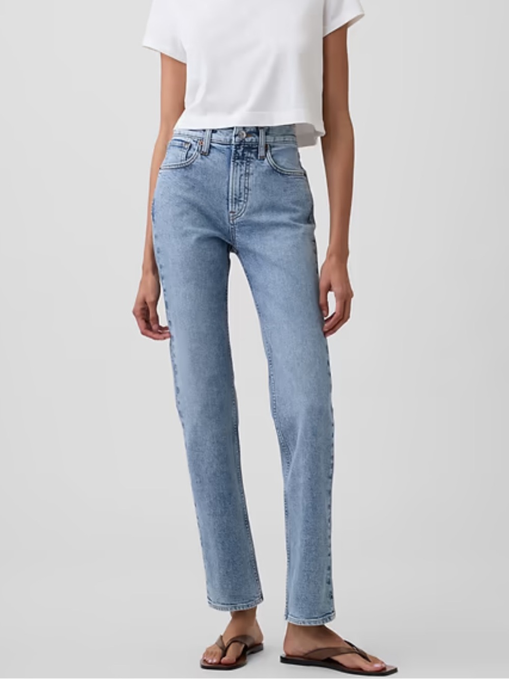 Gap - High Rise 90s Straight Jeans - 24 PETITE / 00
